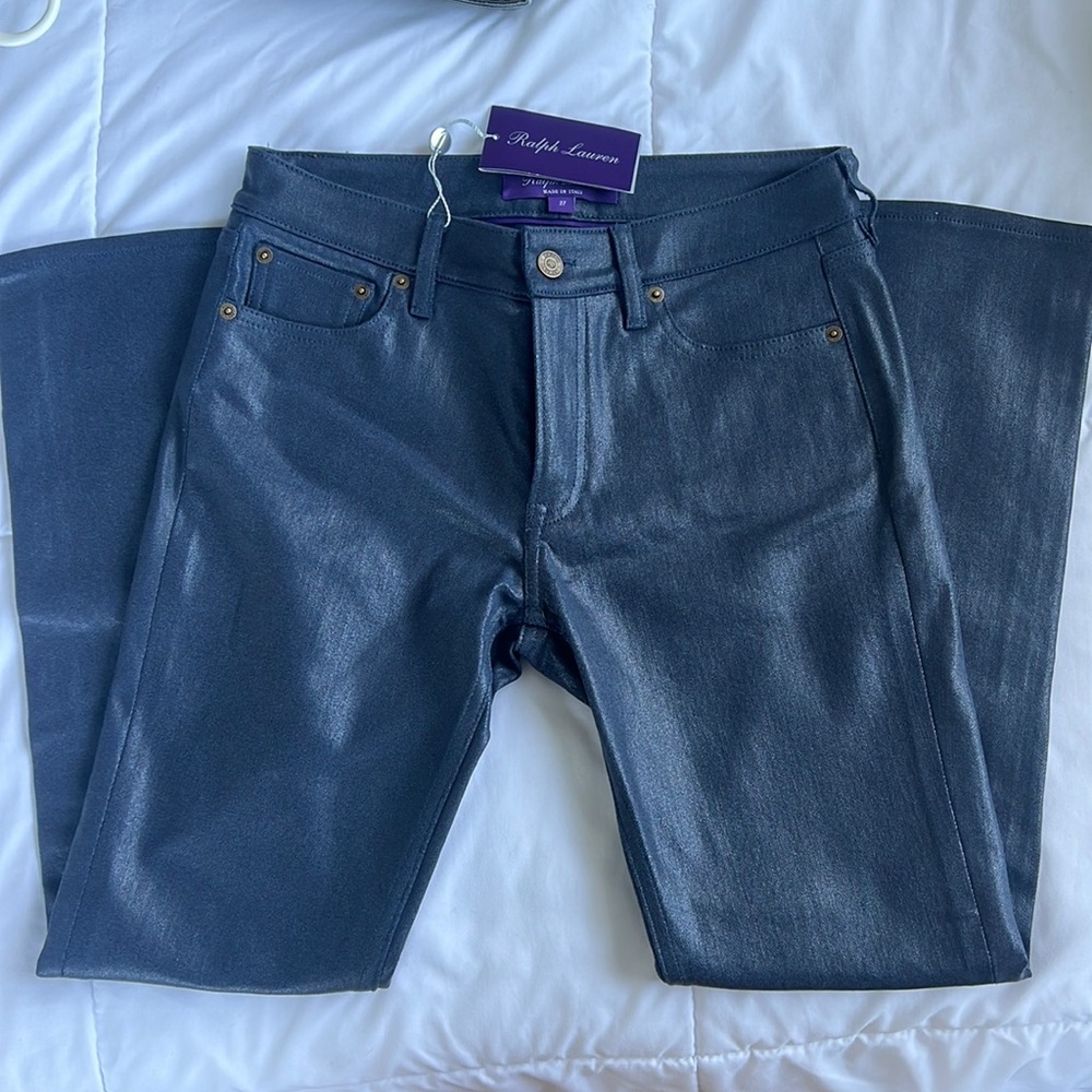 NWT Ralph Lauren Collection Coated Jeans